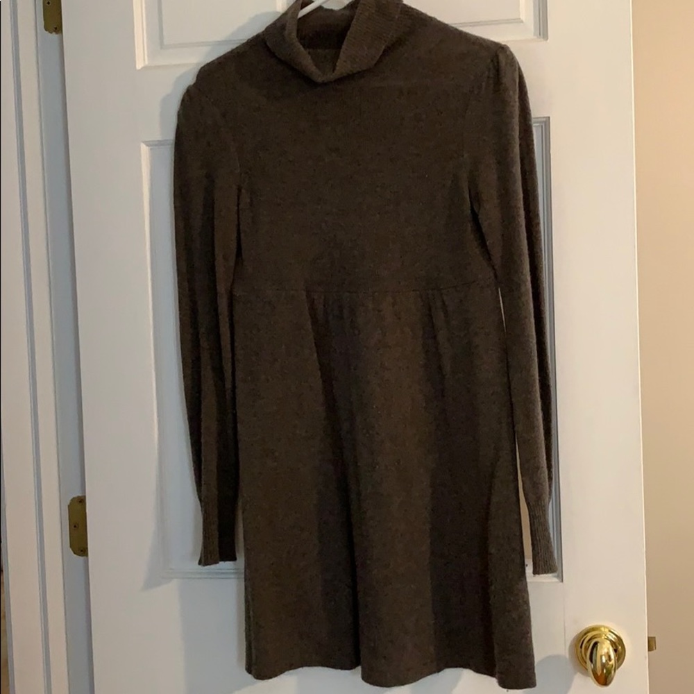 Aqua cashmere dress